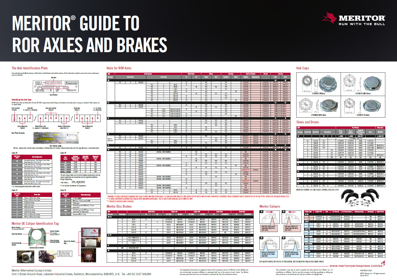 Meritor Guide to ROR Axels and Brakes